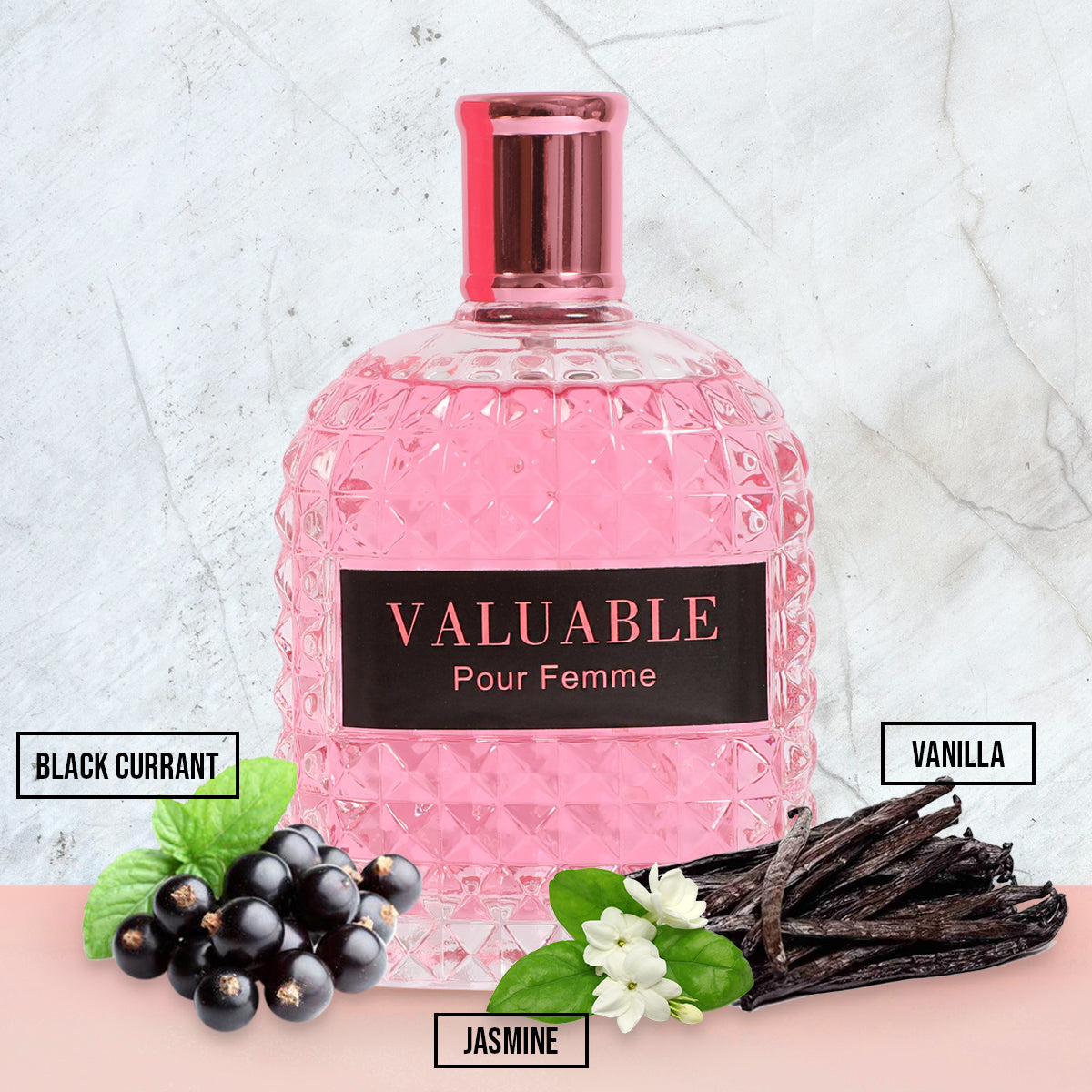 Valuable Pour Femme Paris Spray Perfume Eau De Parfum For Women - 100ML/3.4 FL.OZ.