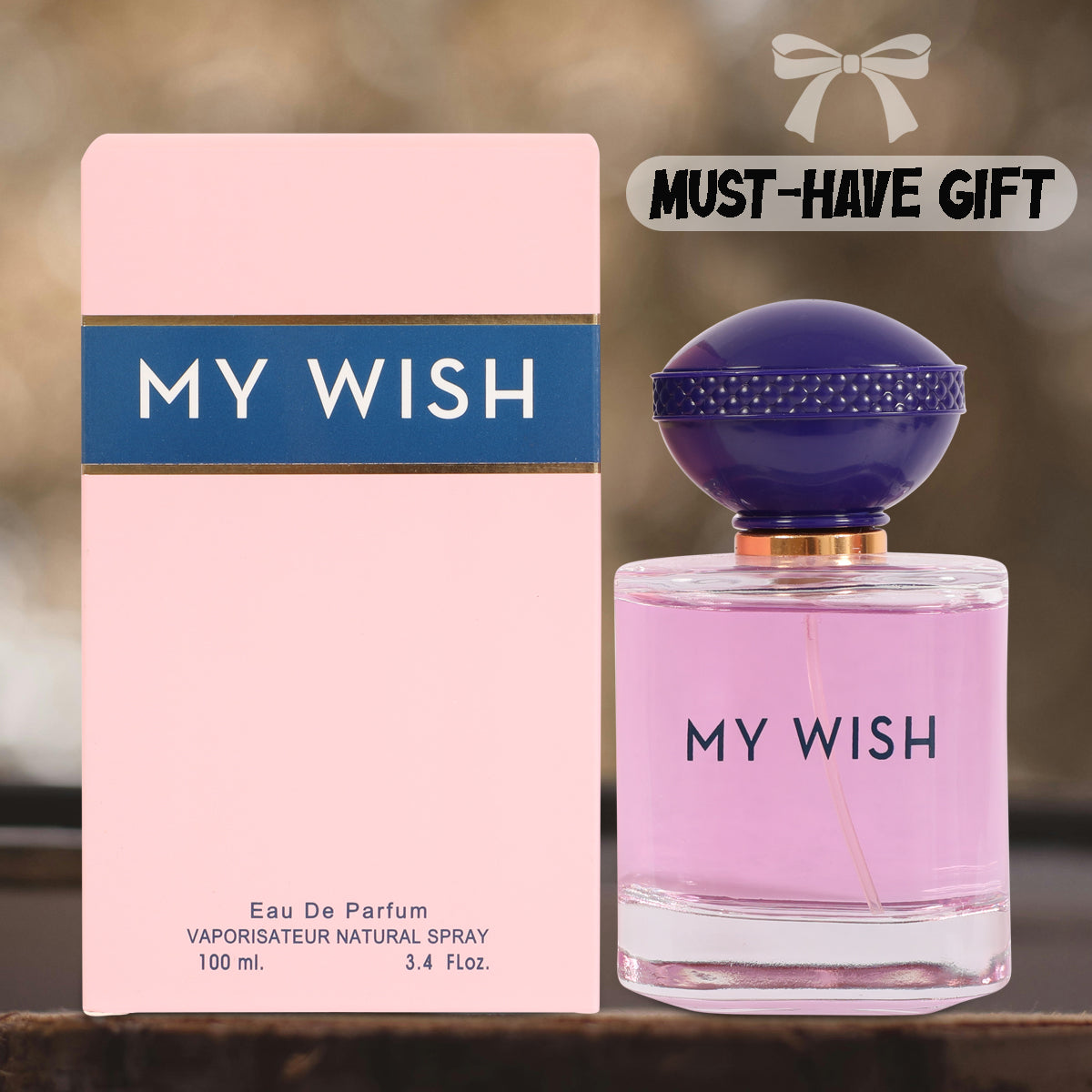 My Wish Spray Perfume Eau De Parfum For Women - 100ML/3.4 FL.OZ.