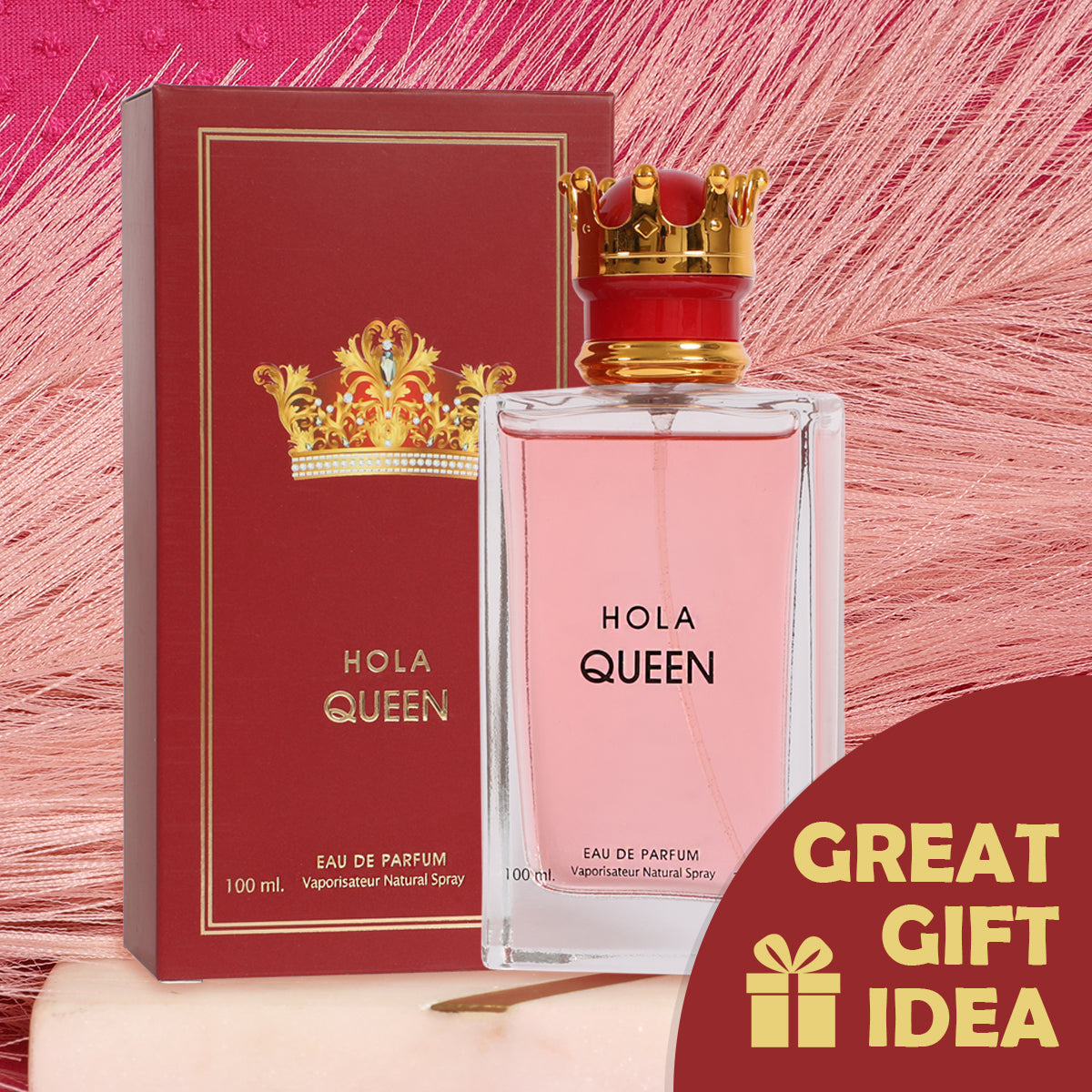 Hola Queen Spray Perfume Eau De Parfum For Women - 100ML/3.4 FL.OZ.