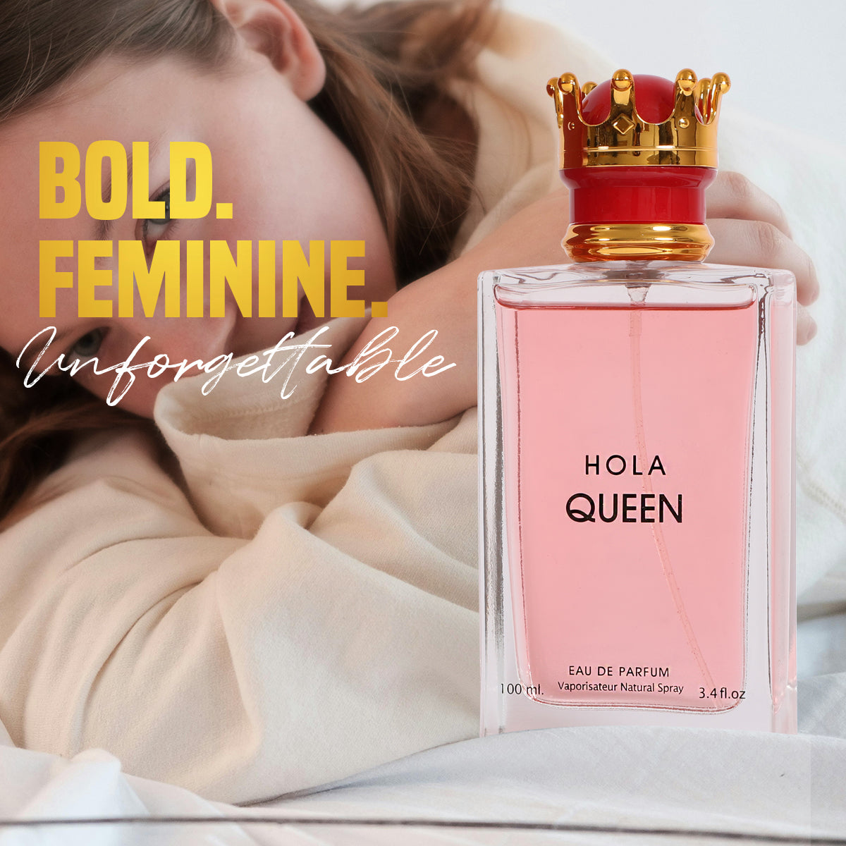 Hola Queen Spray Perfume Eau De Parfum For Women - 100ML/3.4 FL.OZ.