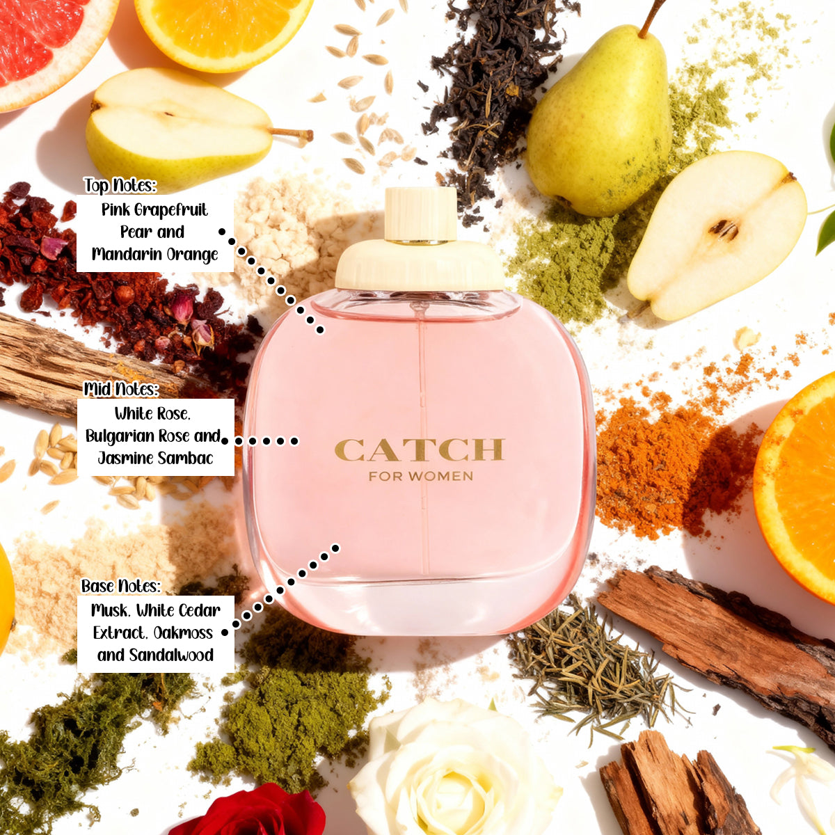 Catch Spray Perfume Eau De Parfum For Women - 100ML/3.4FL.OZ.