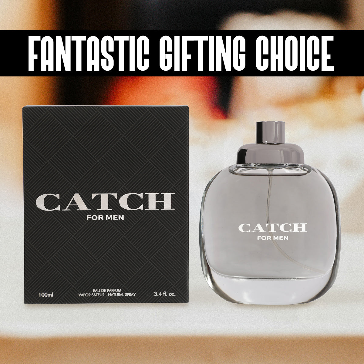 Catch Spray Perfume Eau De Parfum For Men - 100ML/3.4FL.OZ.