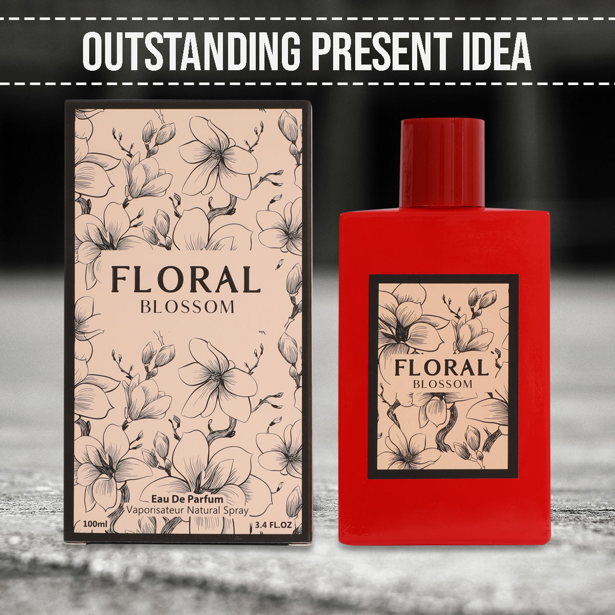 Floral Blossom Spray Perfume Eau De Parfum For Women - 100ML/3.4 FL.O.Z.