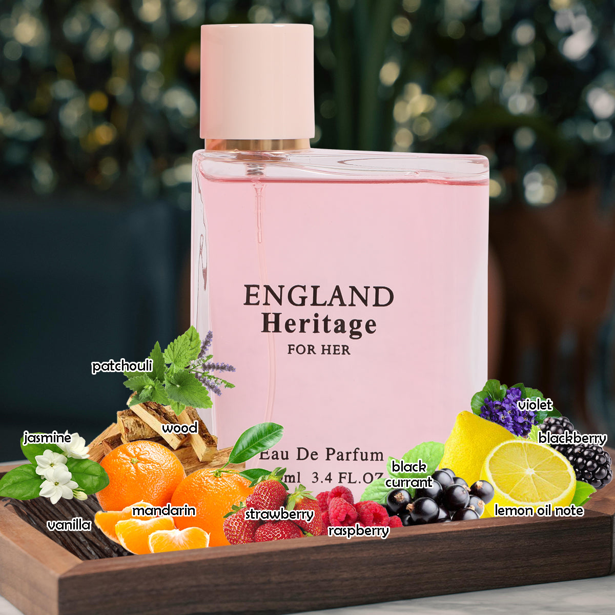 England Heritage For Her Spray Perfume Eau De Parfum For Women -100ML/3.4 FL.OZ.