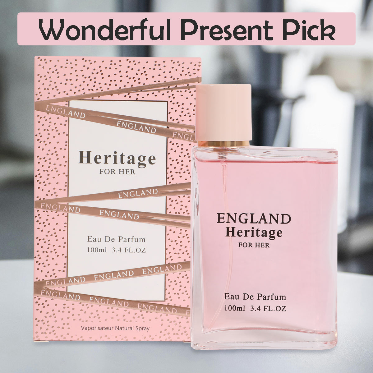 England Heritage For Her Spray Perfume Eau De Parfum For Women -100ML/3.4 FL.OZ.