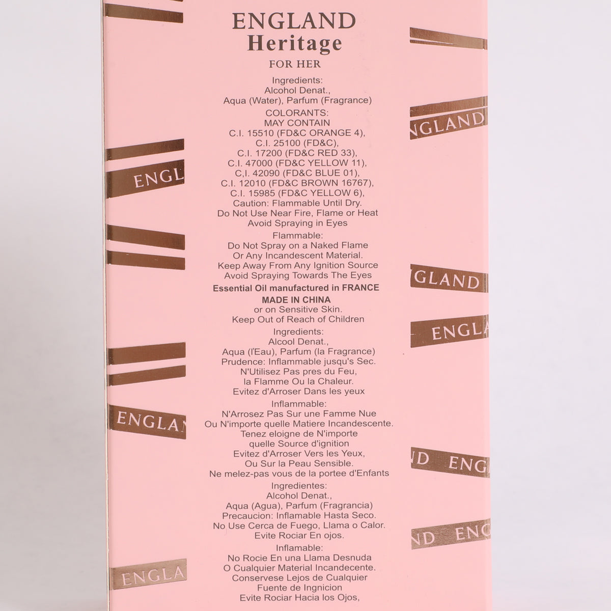 England Heritage For Her Spray Perfume Eau De Parfum For Women -100ML/3.4 FL.OZ.