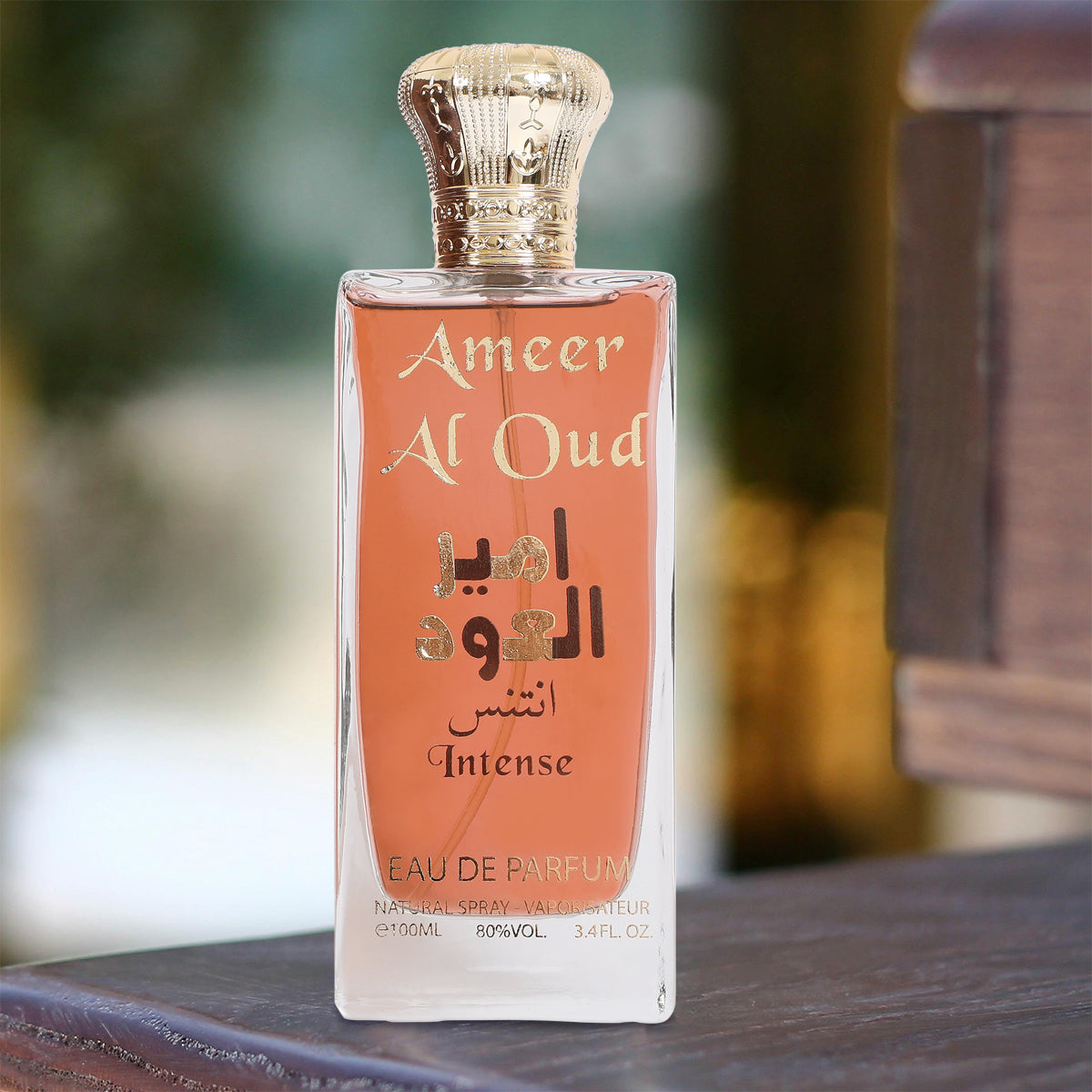 Ameer Al Oud Intense Spray Cologne Eau De Parfum For Men - 100ML/3.4 FL.OZ.