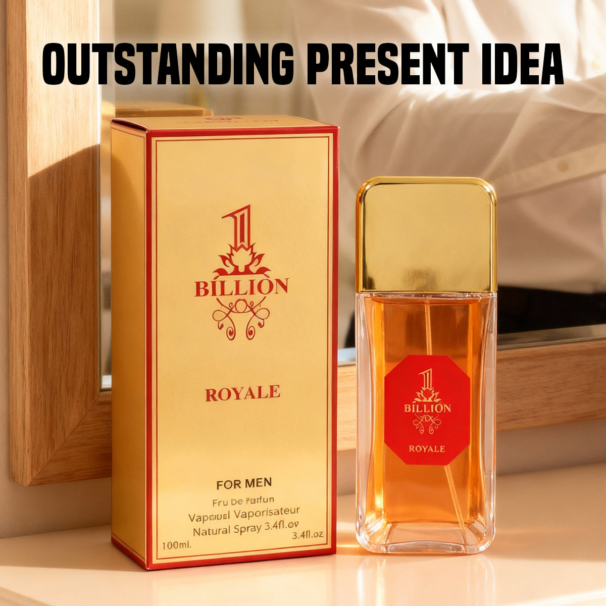 1 Billion Royale Spray Perfume Eau De Parfum For Men - 100ML/3.4FL.OZ.