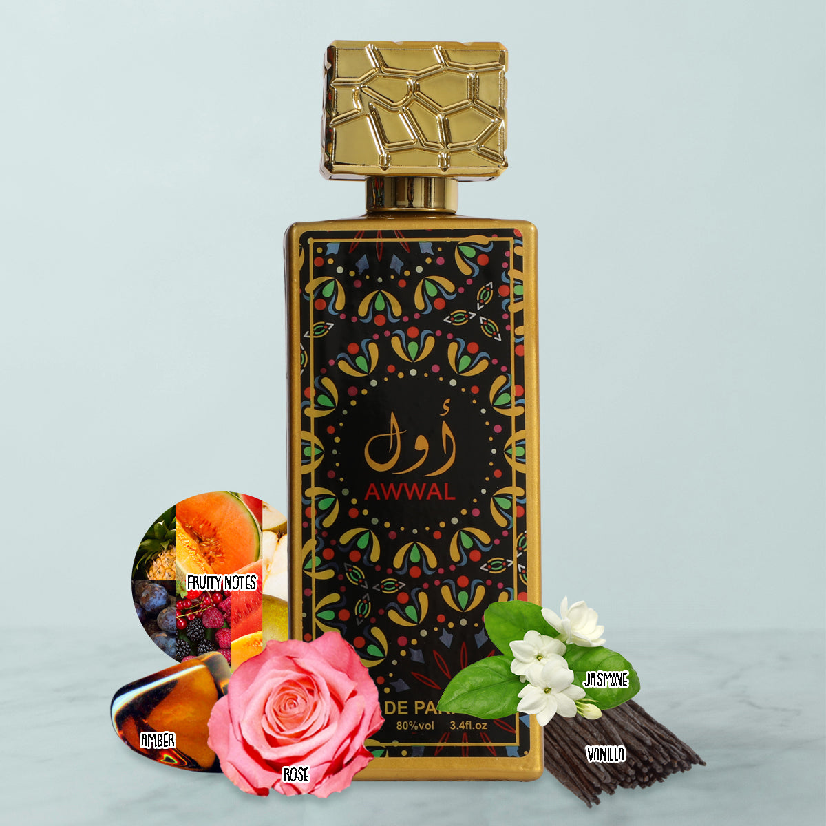 AWWAL Spray Perfume Eau De Parfum For Men & Women - 100ML/3.4 FL.OZ.