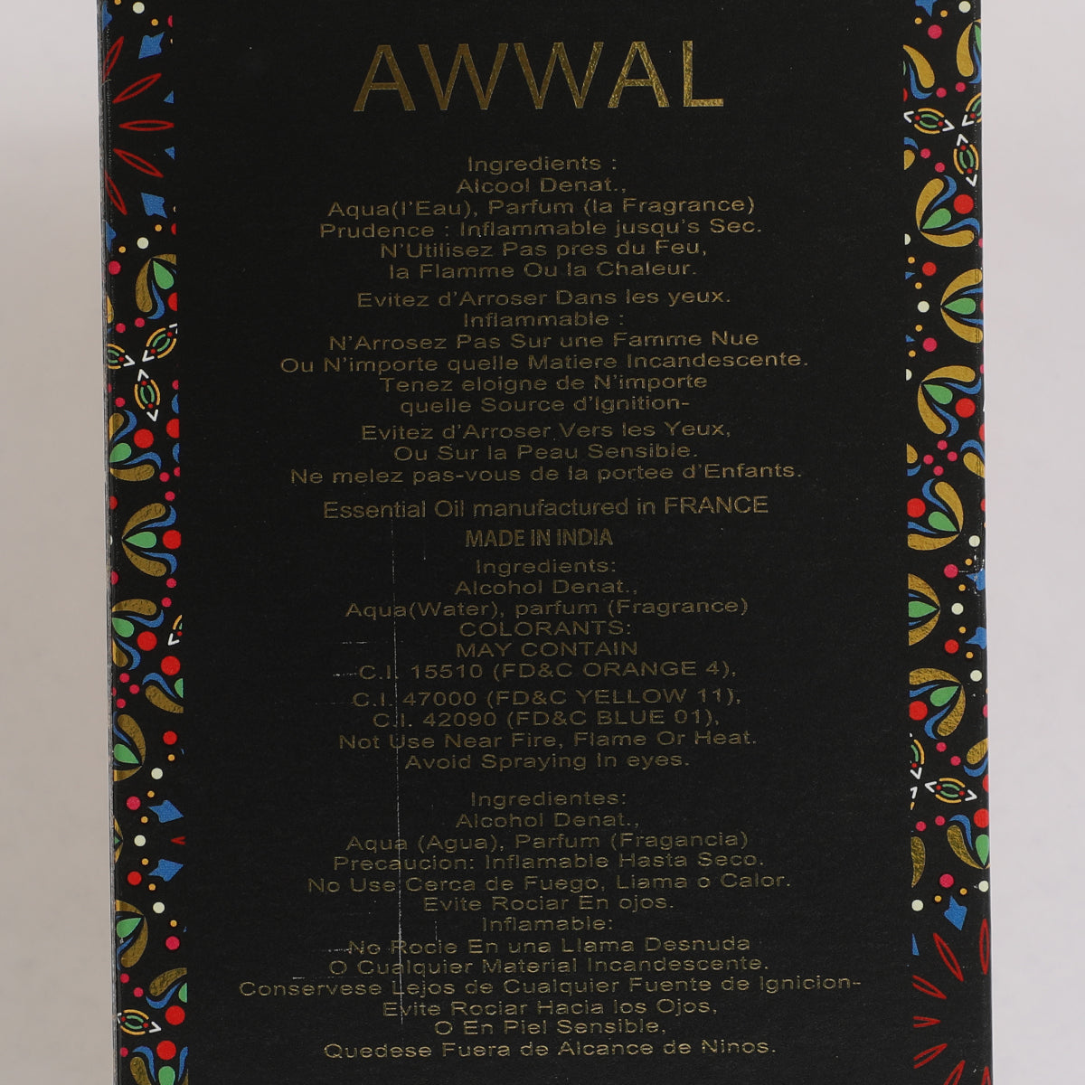 AWWAL Spray Perfume Eau De Parfum For Men & Women - 100ML/3.4 FL.OZ.