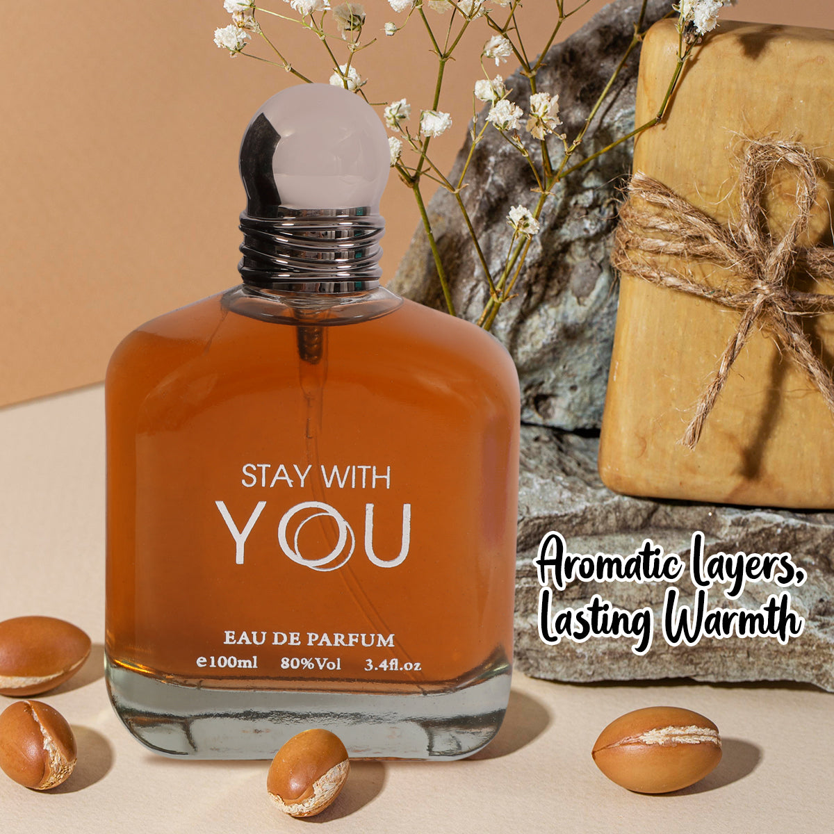 Stay With You Spray Perfume Eau De Parfum For Men - 100ML/3.4 FL.OZ.