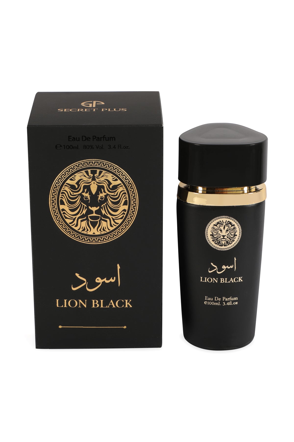 Lion Black Spray Perfume Eau De Parfum For Men - 100ML/3.4 FL.OZ.