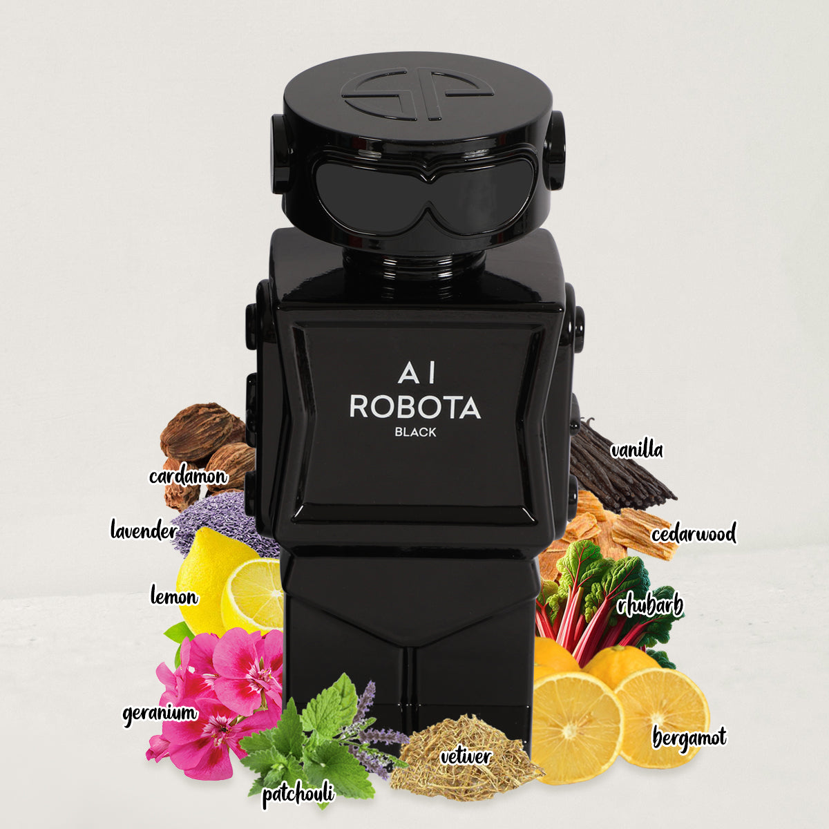 AI Robota Black Spray Perfume Eau De Parfum For Men - 100ML/3.4FL.OZ.