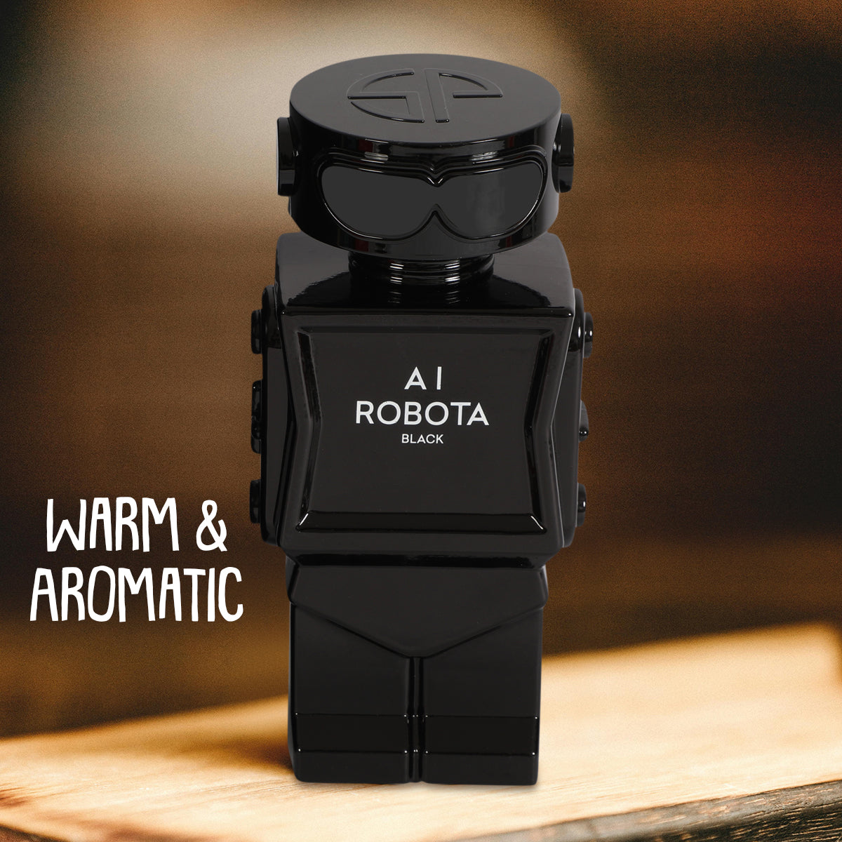 AI Robota Black Spray Perfume Eau De Parfum For Men - 100ML/3.4FL.OZ.