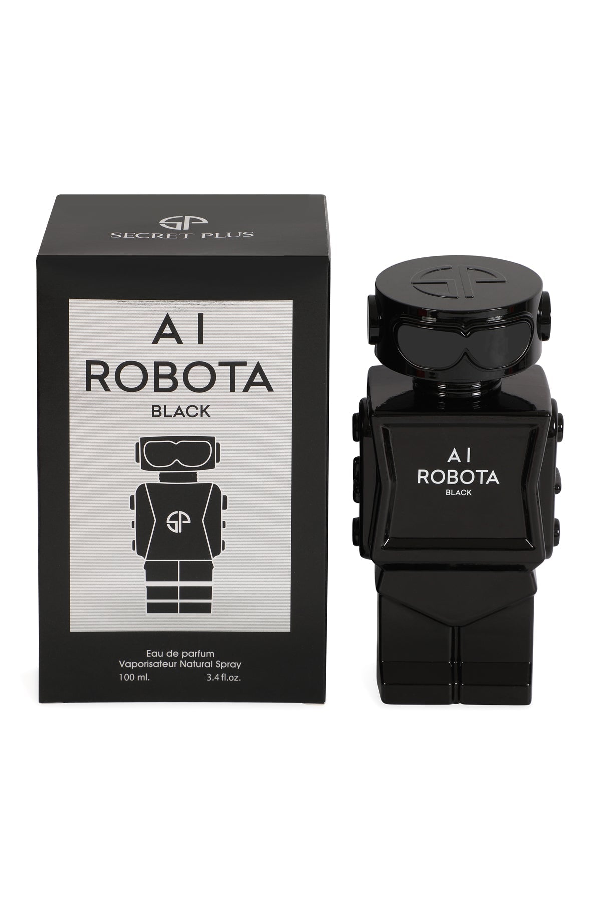 AI Robota Black Spray Perfume Eau De Parfum For Men - 100ML/3.4FL.OZ.