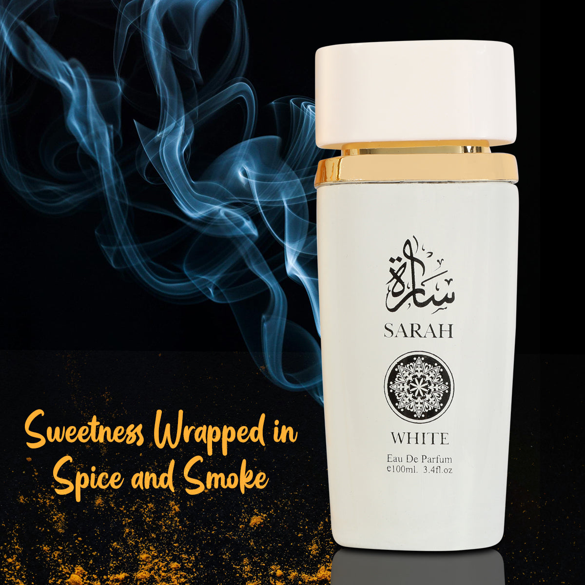 Sarah White Spray Perfume Eau De Parfum For Women - 100ML/3.4 FL.OZ.