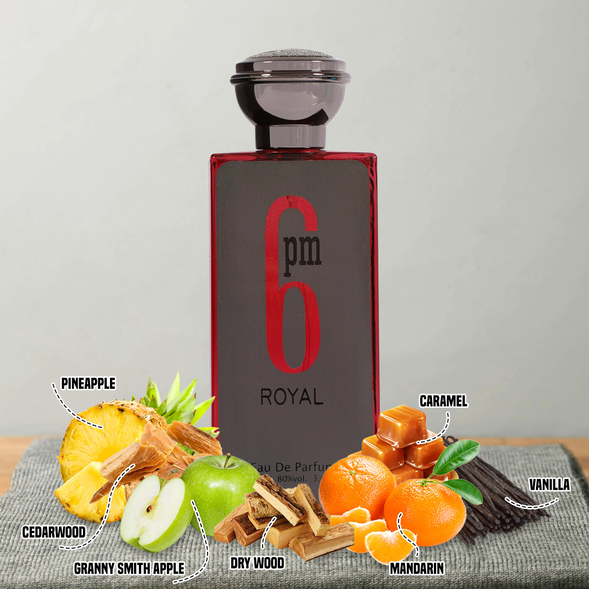 6 PM Royal Spray Perfume Eau De Parfum For Men And Women - 100ML/3.4 FL.OZ.