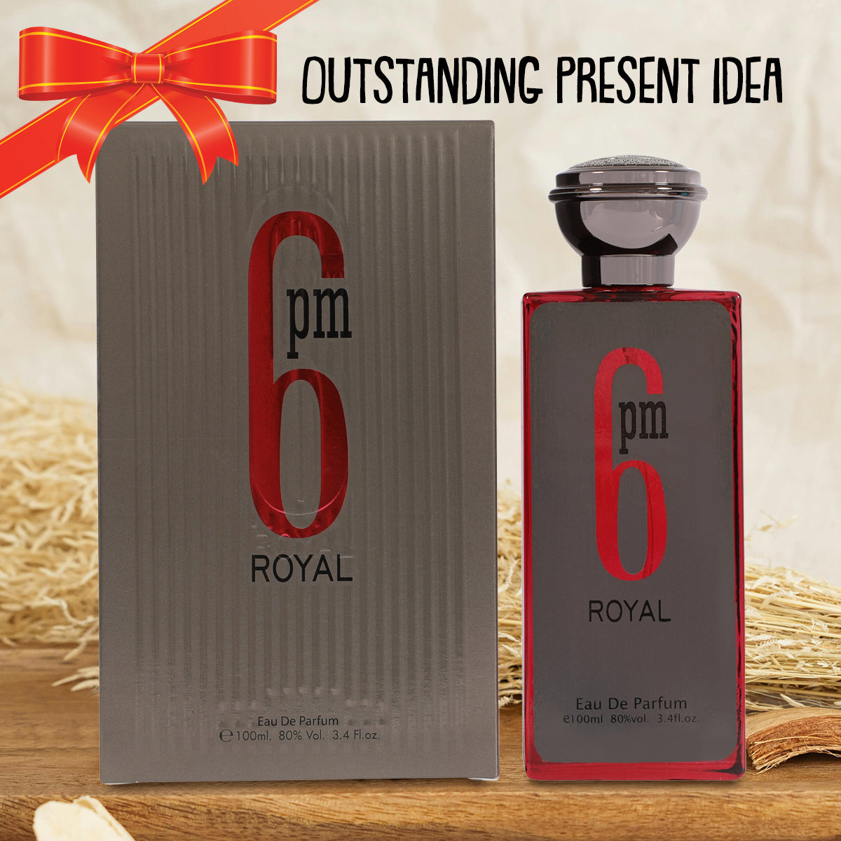 6 PM Royal Spray Perfume Eau De Parfum For Men And Women - 100ML/3.4 FL.OZ.