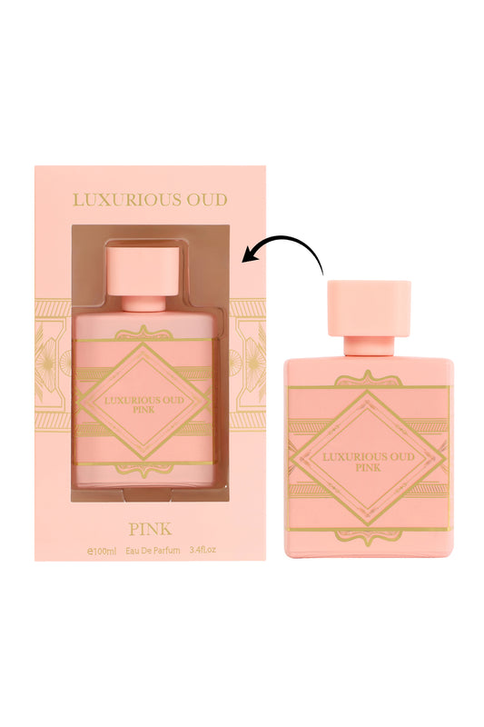 Luxurious Oud Pink Spray Perfume Eau De Parfum For Women - 100ML/3.4FL.OZ