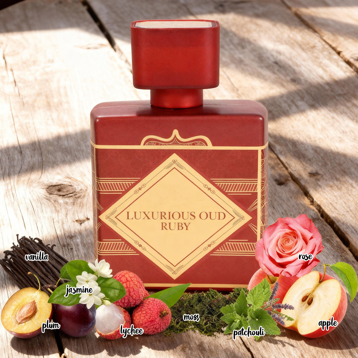 Luxurious Oud Ruby Spray Perfume Eau De Parfum For Women - 100ML/3.4FL.OZ.