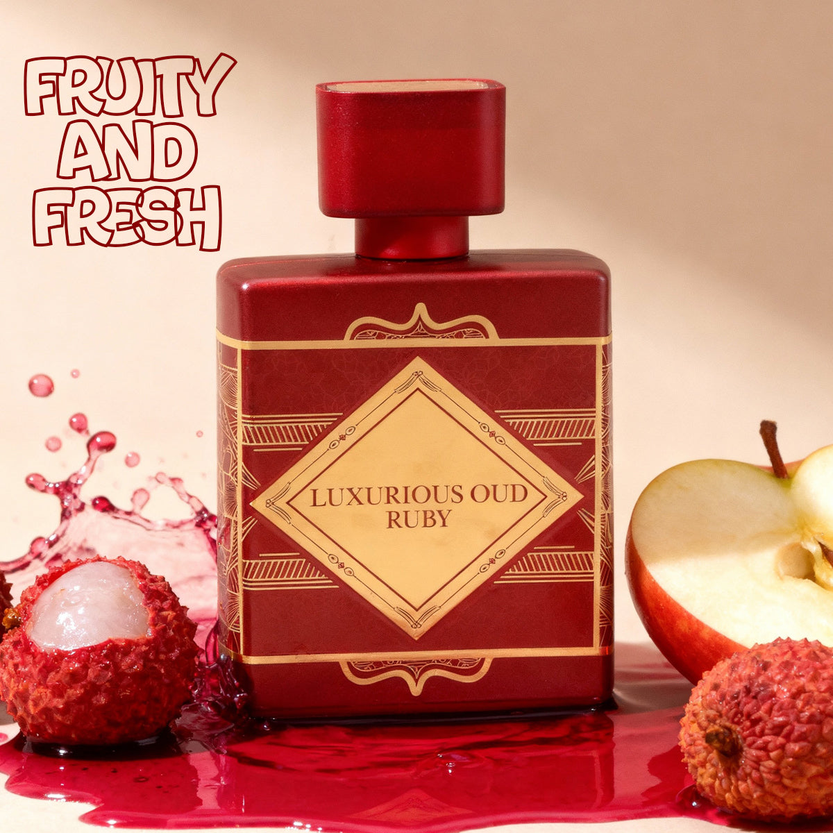 Luxurious Oud Ruby Spray Perfume Eau De Parfum For Women - 100ML/3.4FL.OZ.