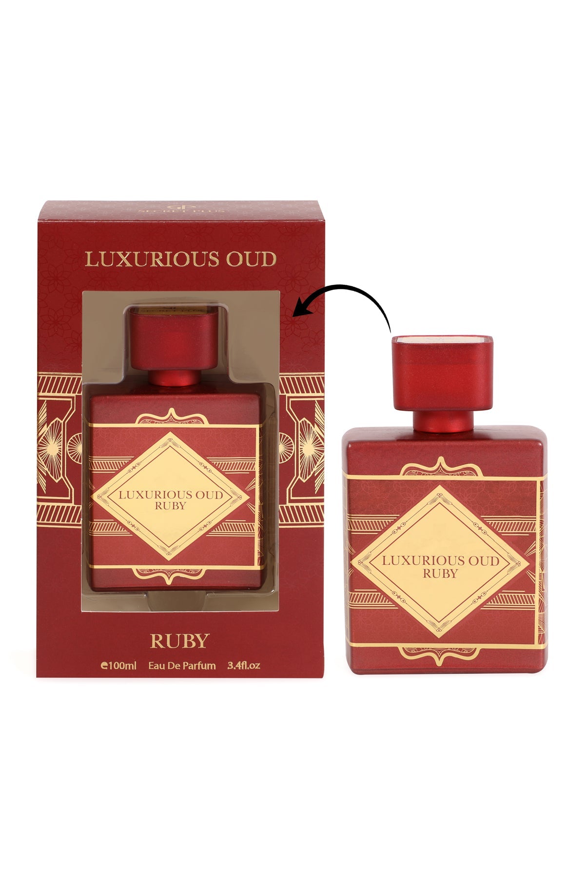 Luxurious Oud Ruby Spray Perfume Eau De Parfum For Women - 100ML/3.4FL.OZ.
