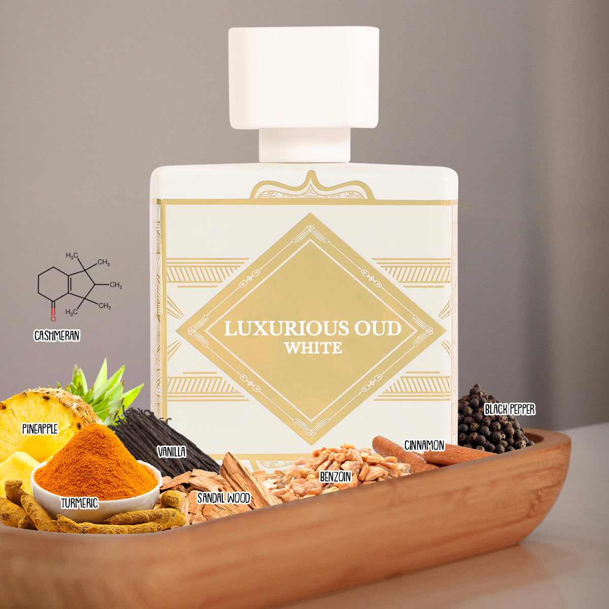 Luxurious Oud White Spray Perfume Eau De Parfum For Women - 100ML/3.4FL.OZ.