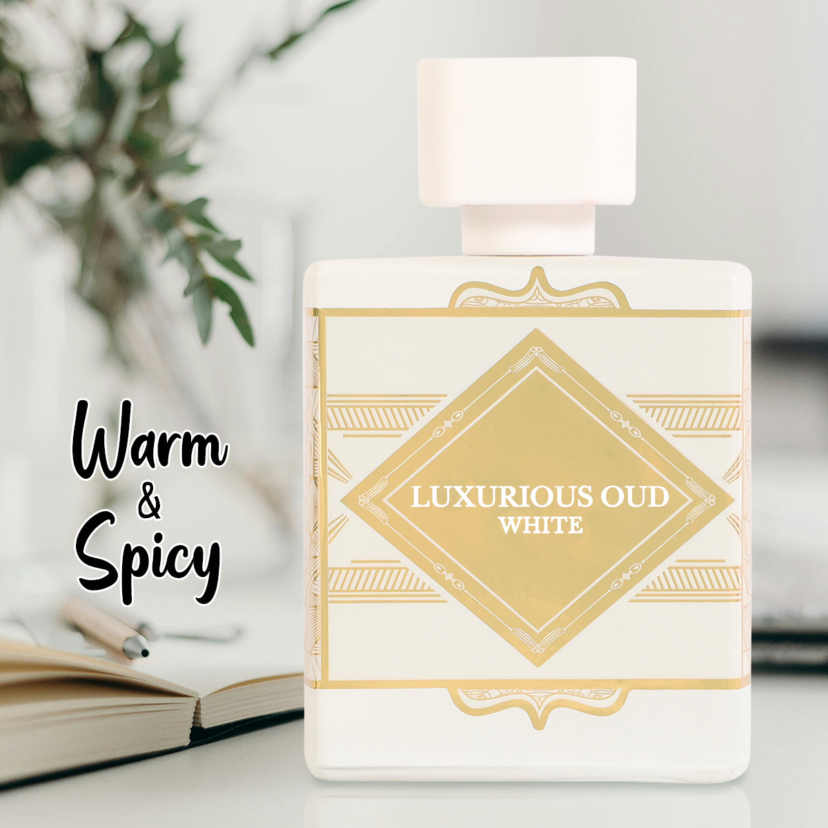 Luxurious Oud White Spray Perfume Eau De Parfum For Women - 100ML/3.4FL.OZ.