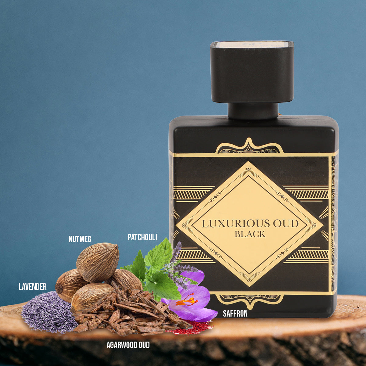 Luxurious Oud Black Spray Perfume Eau De Parfum For Men - 100ML/3.4FL.OZ.