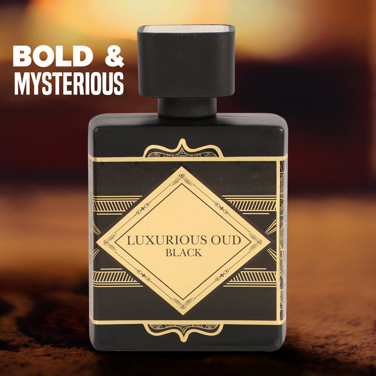 Luxurious Oud Black Spray Perfume Eau De Parfum For Men - 100ML/3.4FL.OZ.