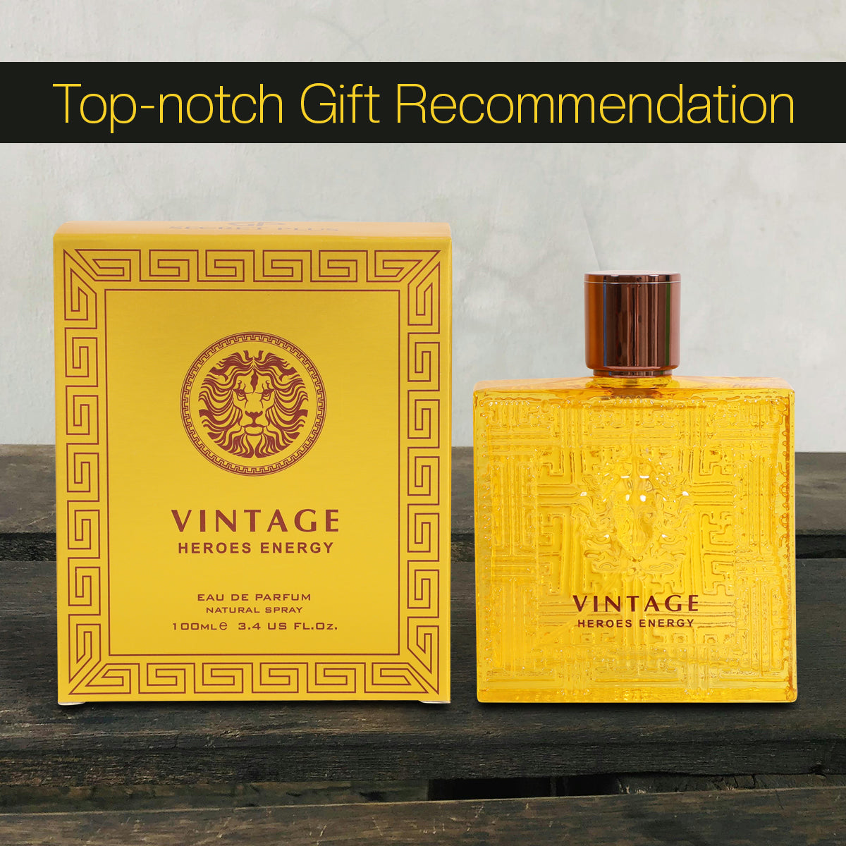 Vintage Heroes Energy Spray Perfume Eau De Parfum For Men - 100ML/3.4FL.OZ.