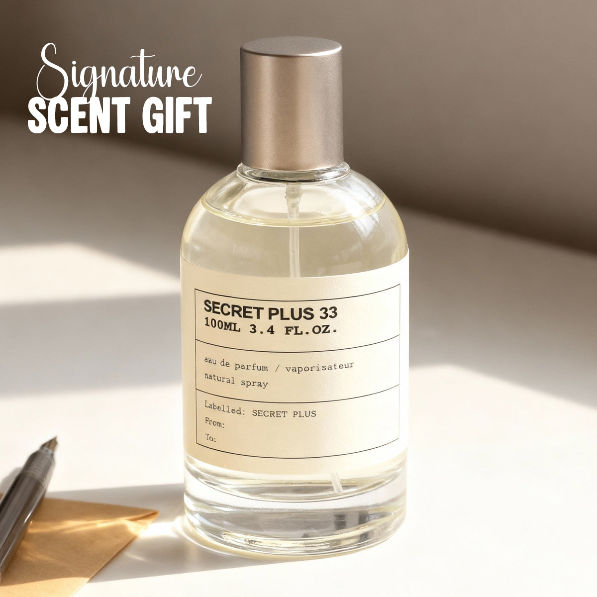 Secret Plus 33 Spray Perfume Eau De Parfum For Women - 100ML/3.4FL.OZ.