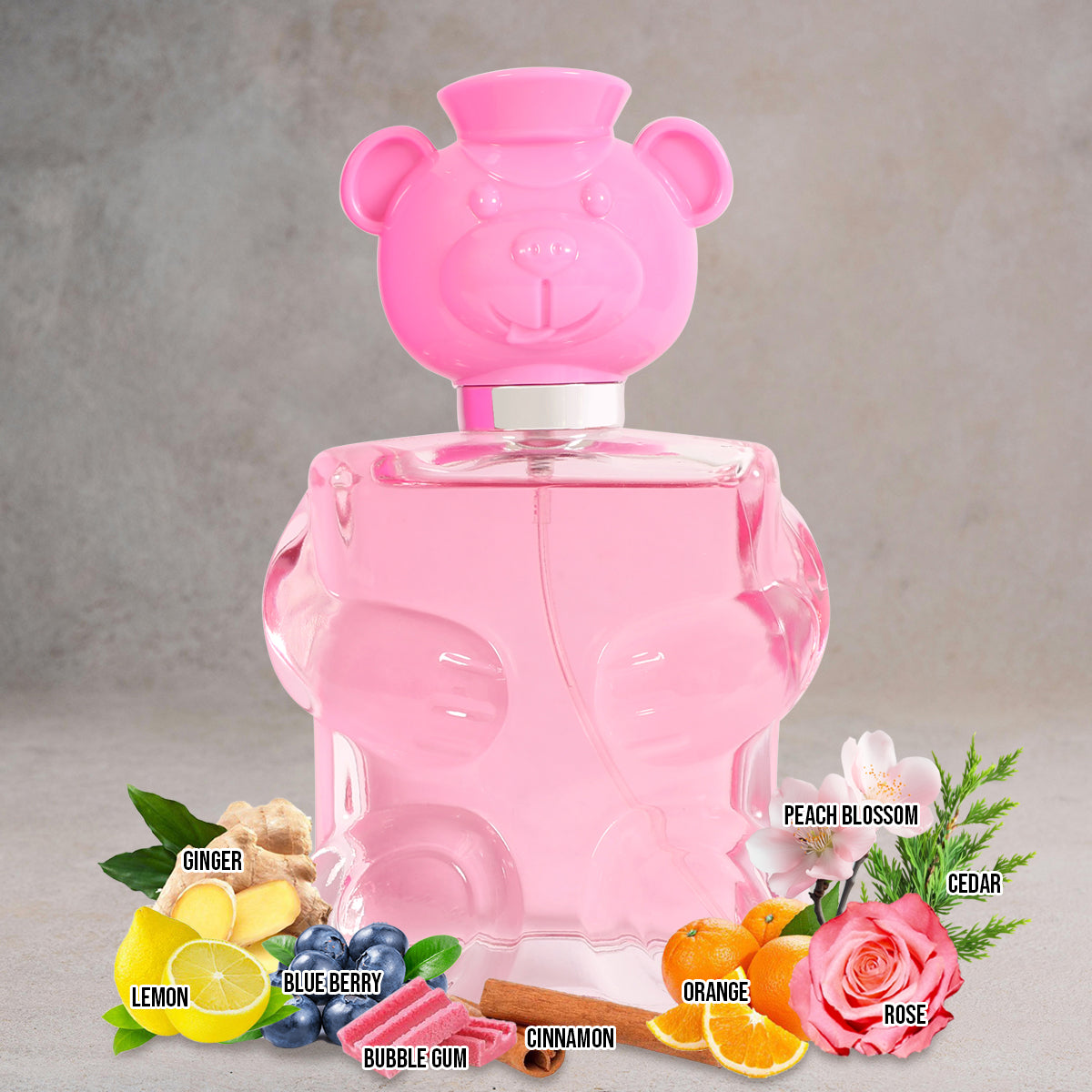 Honey Bear Pink Spray Perfume Eau De Parfum For Women - 100ML/3.4FL.OZ