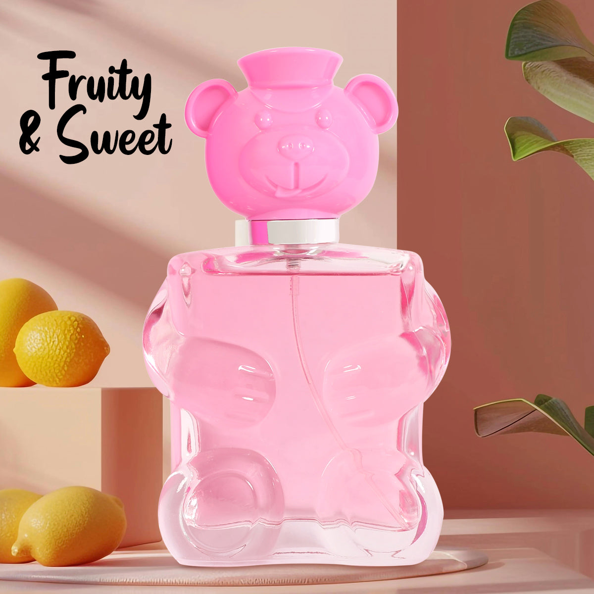 Honey Bear Pink Spray Perfume Eau De Parfum For Women - 100ML/3.4FL.OZ