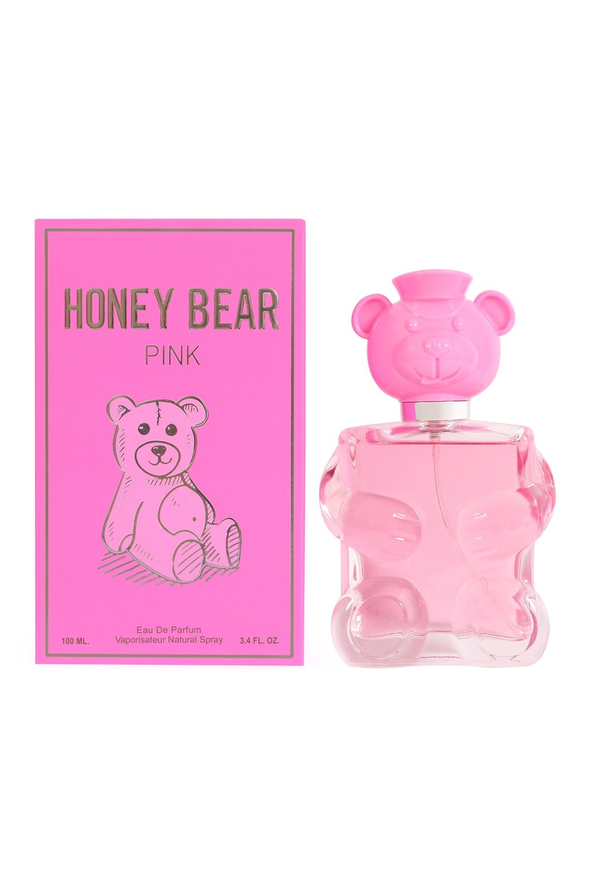 Honey Bear Pink Spray Perfume Eau De Parfum For Women - 100ML/3.4FL.OZ