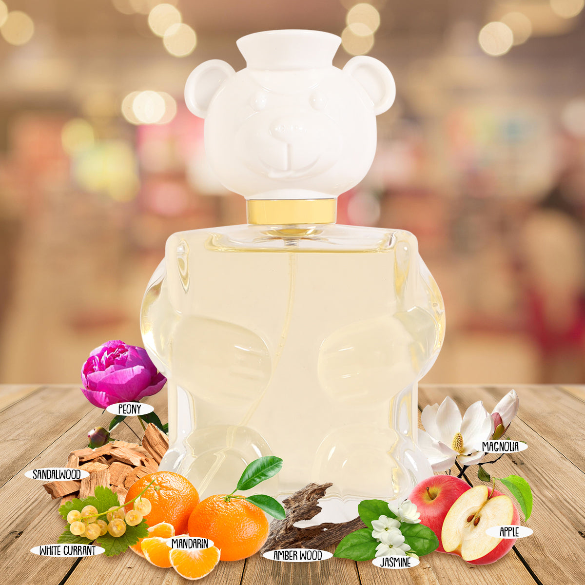 Honey Bear White Spray Perfume Eau De Parfum For Women - 100ML/3.4FL.OZ.