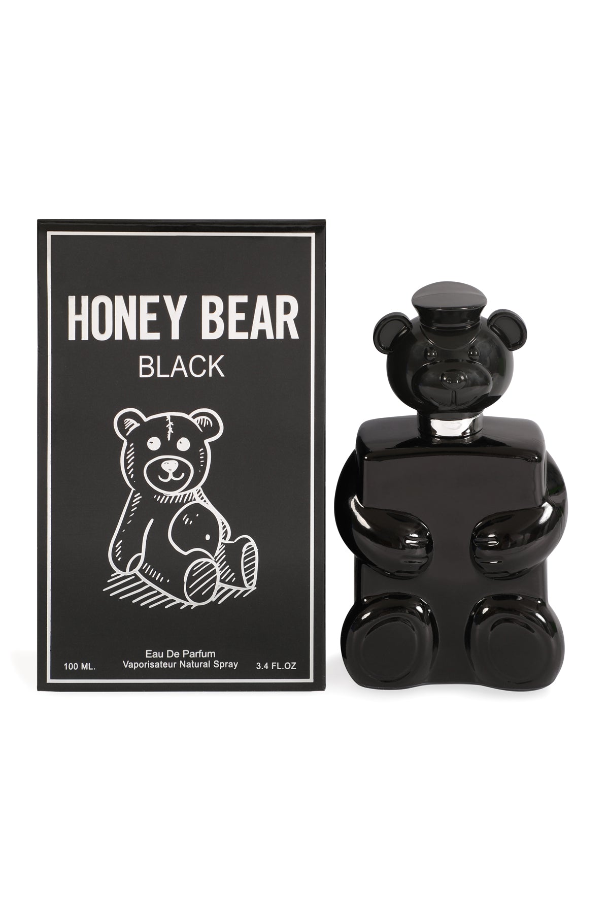 Honey Bear Black Spray Perfume Eau De Parfum For Men - 100ML/3.4FL.OZ.