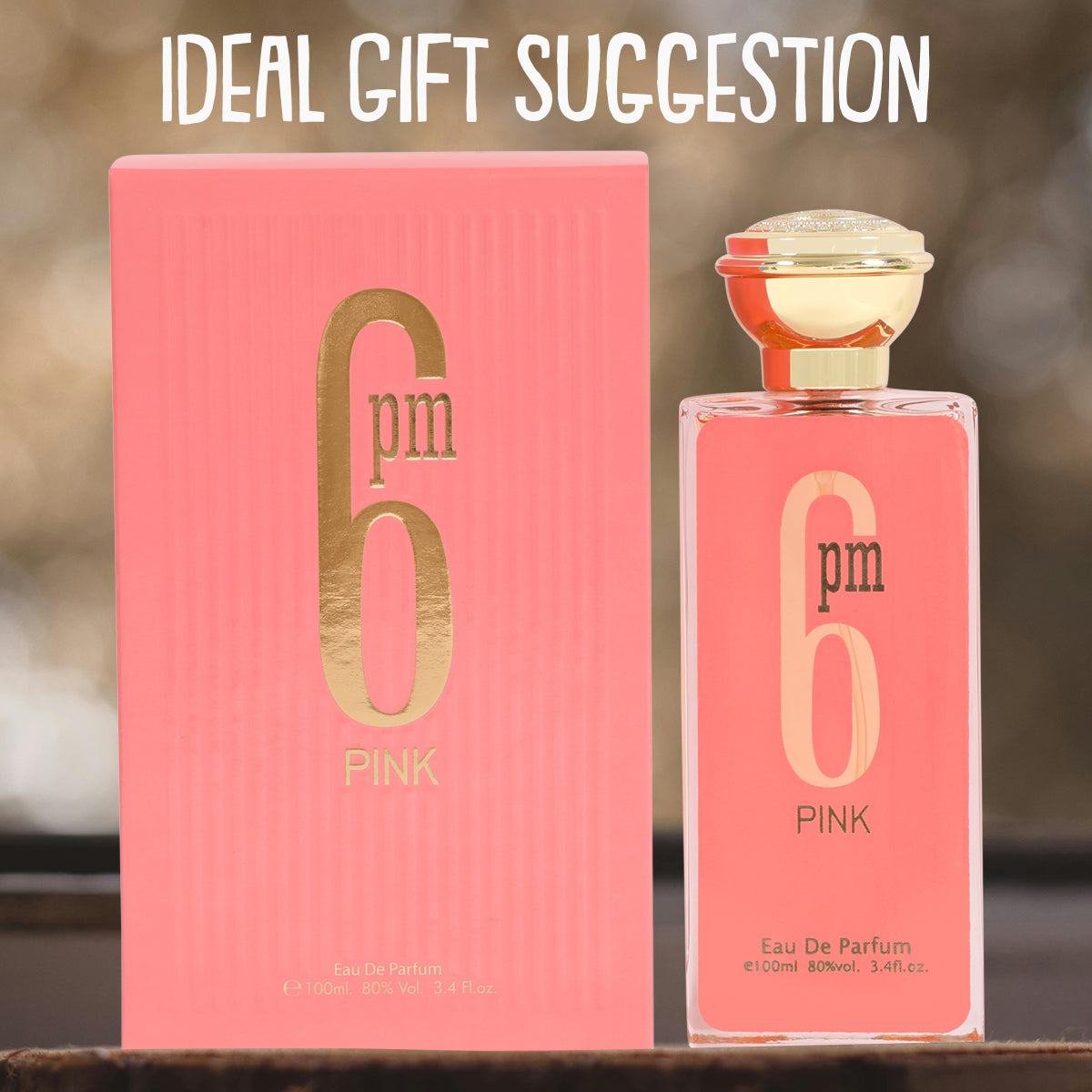 6 Pm Pink Spray Perfume Eau De Parfum For Women - 100ML/3.4FL.OZ./3PCS
