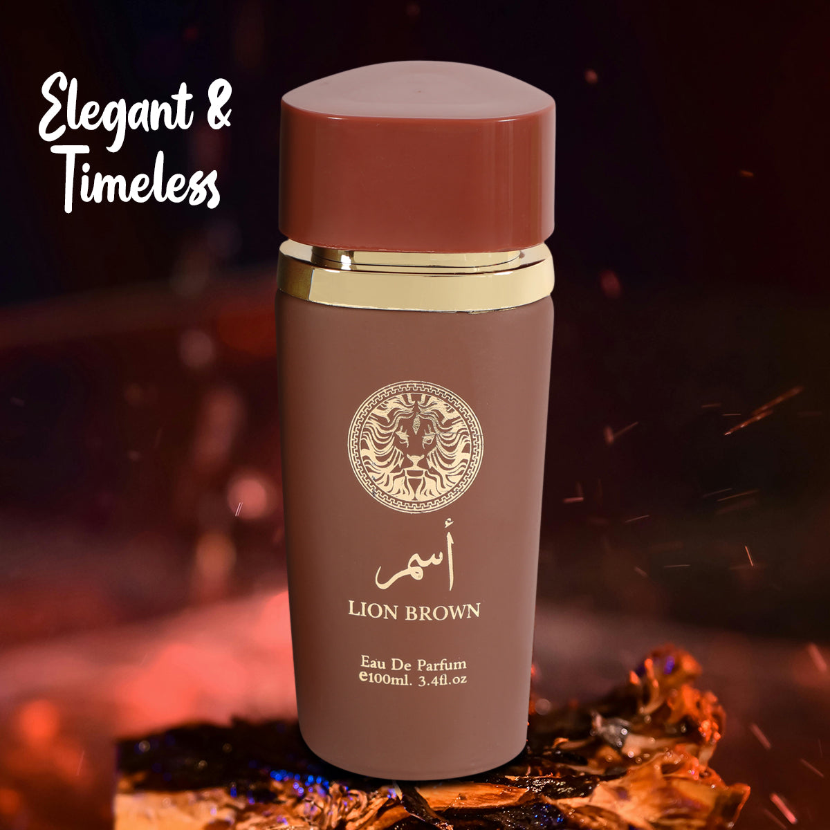 Lion Brown Spray Perfume Eau De Parfum For Men - 100ML/3.4FL.OZ