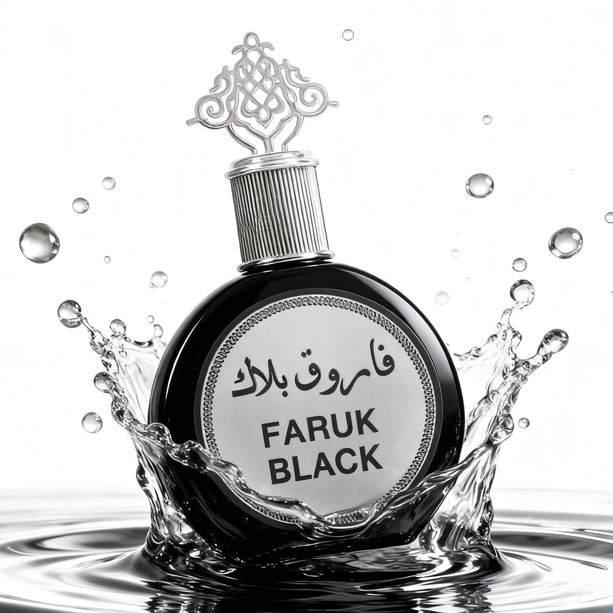 Faruk Black Spray Perfume Eau De Parfum For Men - 100ML/3.4FL.OZ.