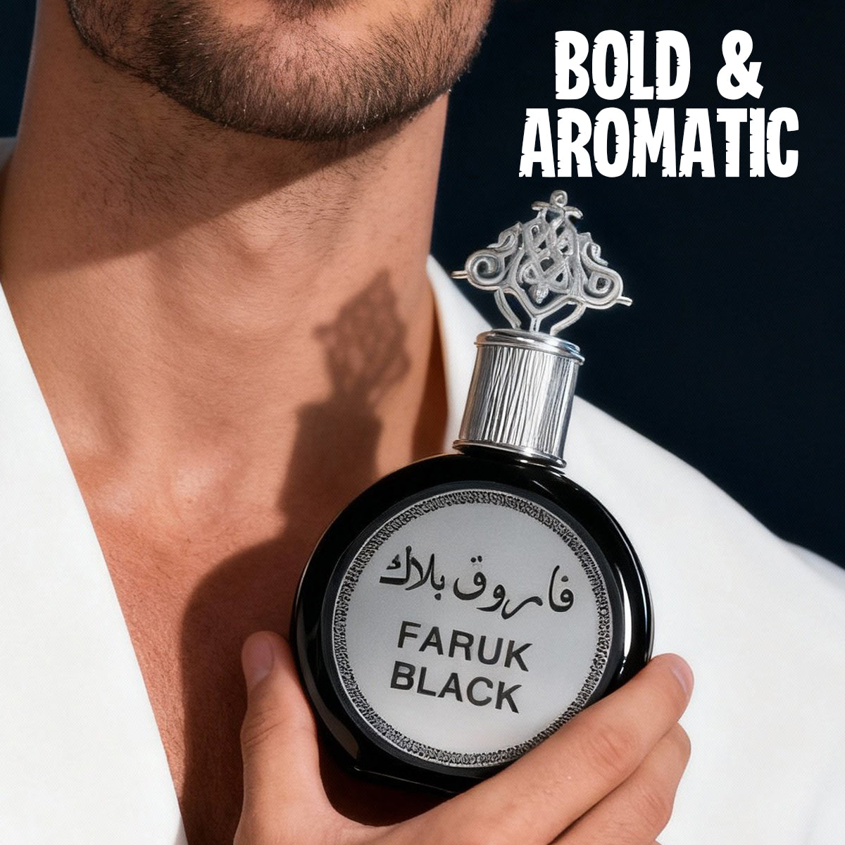 Faruk Black Spray Perfume Eau De Parfum For Men - 100ML/3.4FL.OZ.