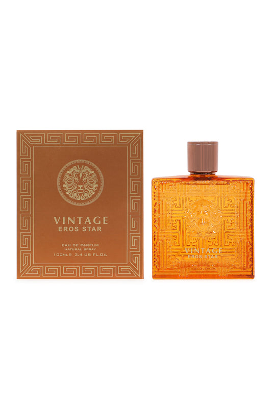 Vintage Eros Star Spray Perfume Eau De Parfum For Men - 100ML/3.4FL.OZ./3PCS