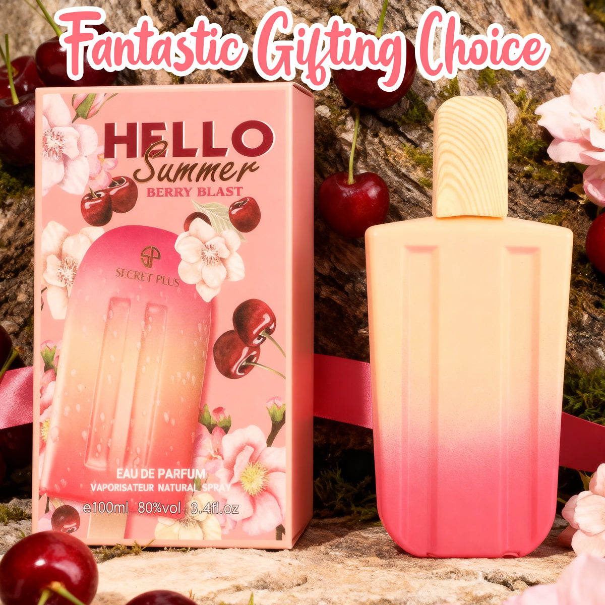 Hello Summer Fruit Berry Blast Spray Perfume Eau De Parfum For Women - 100ML/3.4FL.OZ./3PCS