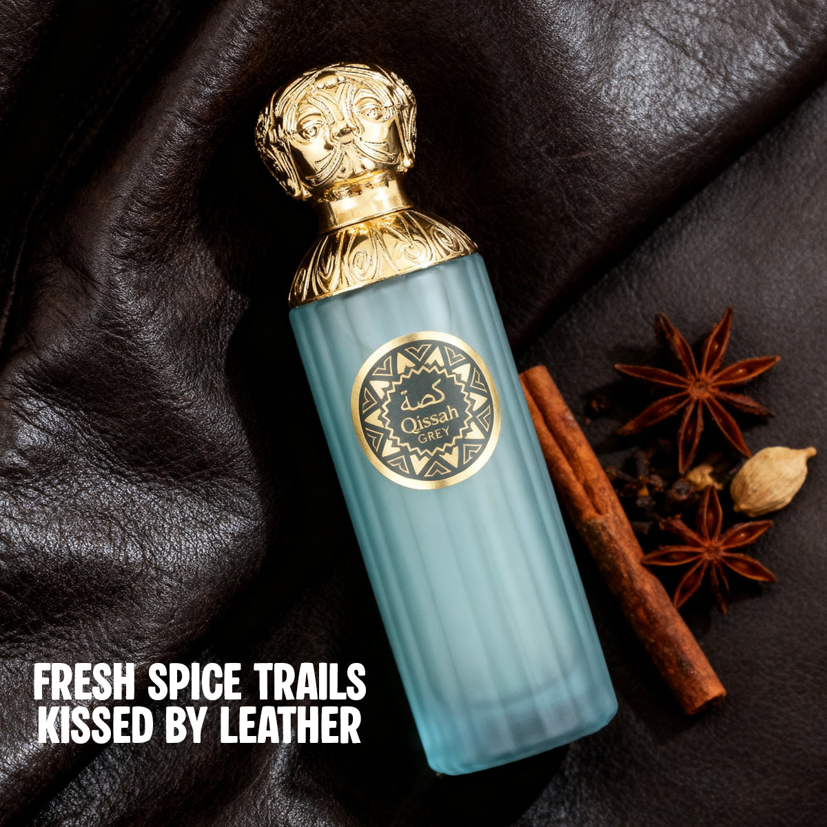 Qissah Grey Spray Perfume Eau De Parfum For Men And Women - 100ML/3.4FL.OZ.