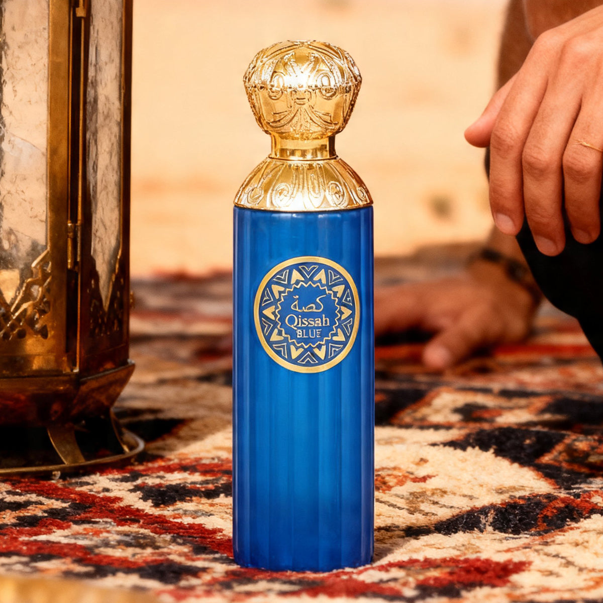 Qissah Blue Spray Perfume Eau De Parfum For Men And Women - 100ML/3.4FL.OZ.