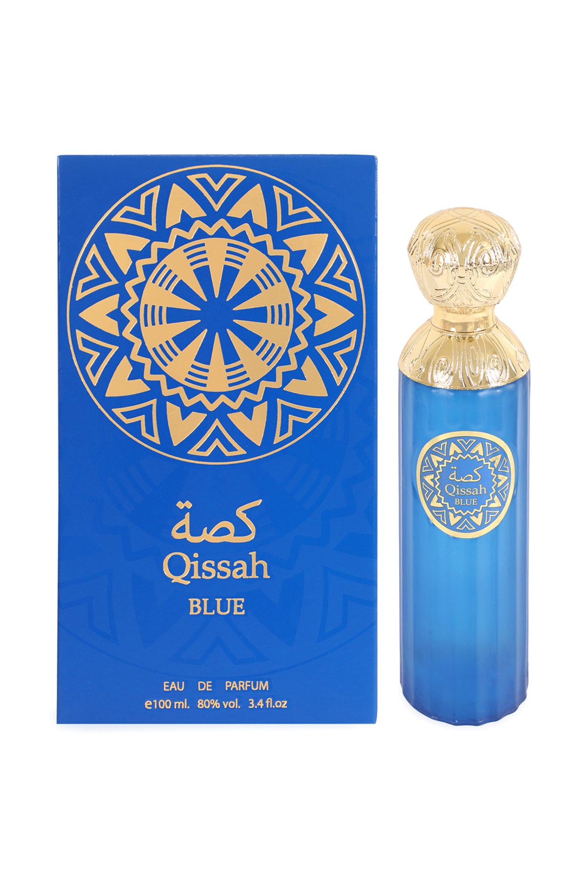 Qissah Blue Spray Perfume Eau De Parfum For Men And Women - 100ML/3.4FL.OZ.