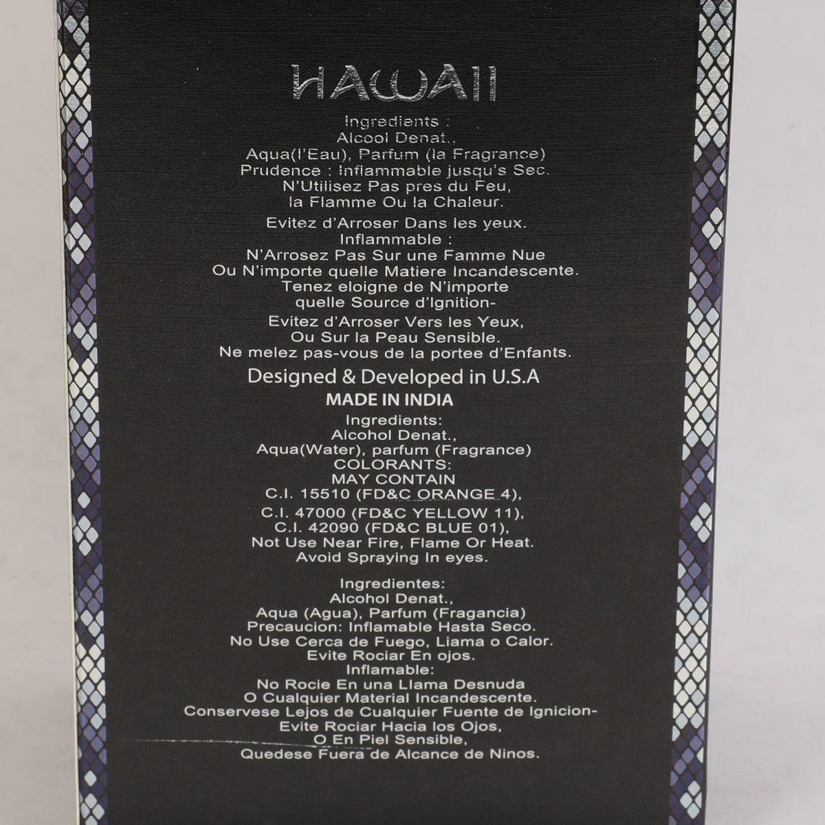 Hawaii For Him Spray Perfume Eau De Parfum For Men - 100ML/3.4FL.OZ.