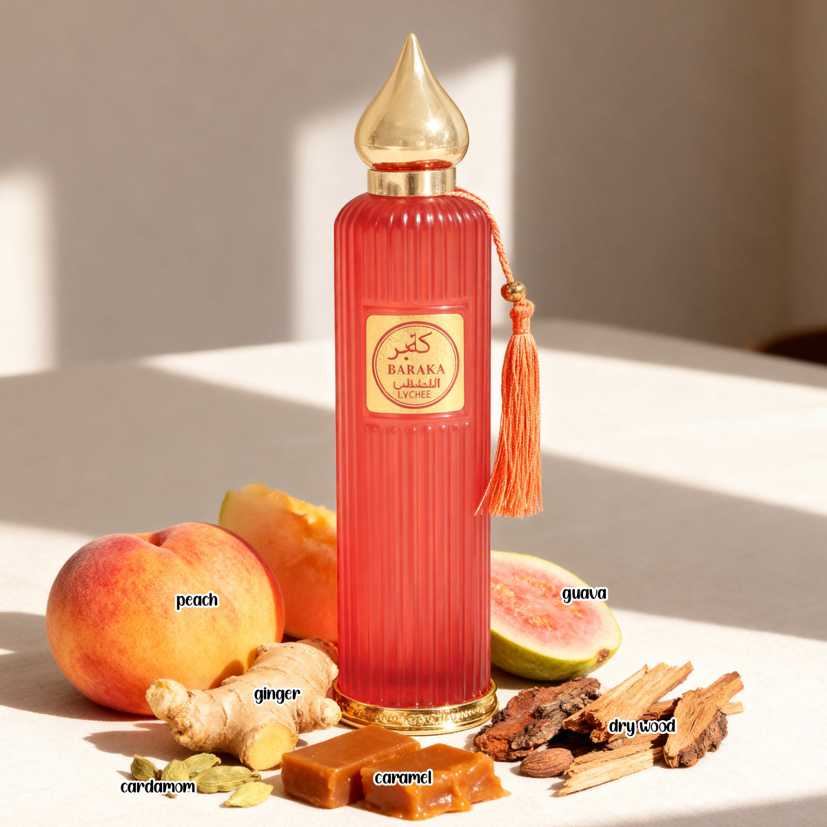 Baraka Lychee Spray Perfume Eau De Parfum For Women - 100ML/3.4FL.OZ.