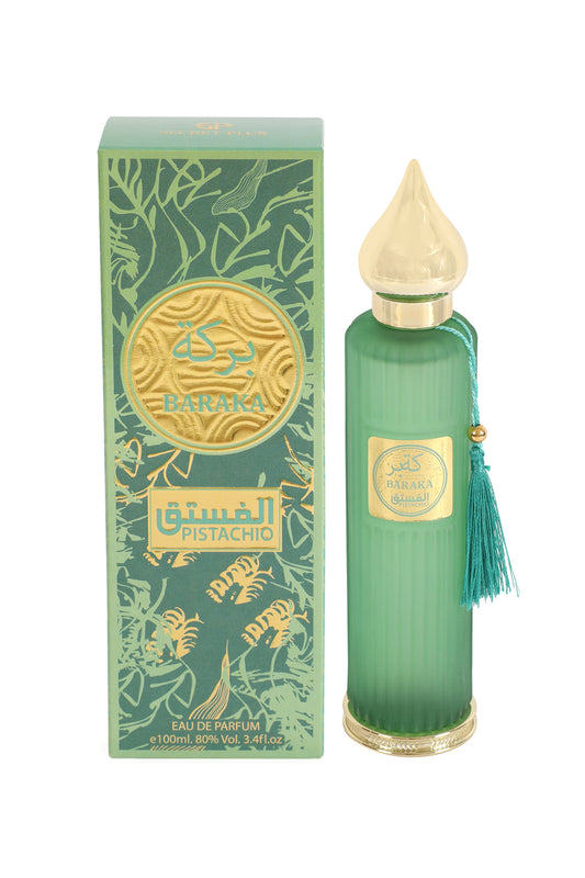 Baraka Pistachio Spray Perfume Eau De Parfum For Men And Women - 100ML/3.4FL.OZ./3PCS