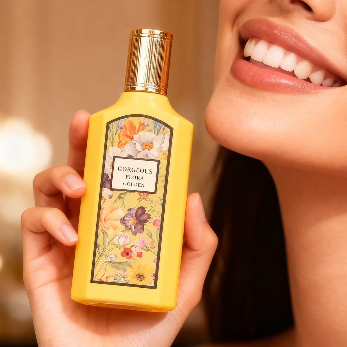 Gorgeous Floral Golden Spray Perfume Eau De Parfum For Women - 100ML/3.4FL.OZ.